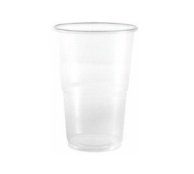 VASO TRANSPARENTE DESECHABLE 500ml. 