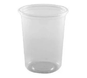 Vaso plástico PP. 1 Litro.  (50 uds)
