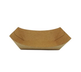BARQUITA CARTON KRAFT. ANTIGRASA. 11x7cm. 