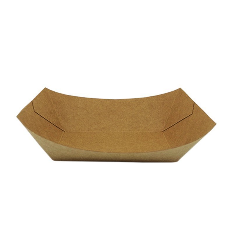 BARQUITA CARTON KRAFT. ANTIGRASA. 11x7cm. 