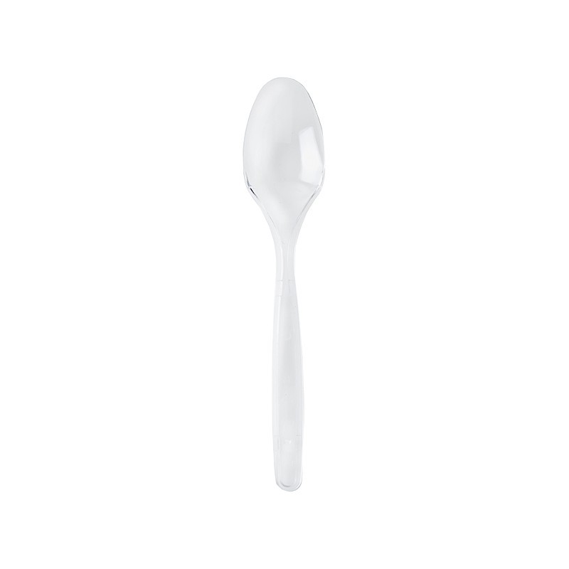 CUCHARA TRANSPARENTE LUX 18cm. 