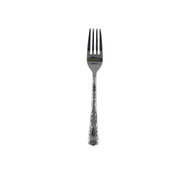 TENEDOR PLATA DE PLÁSTICO 18,5cm. 