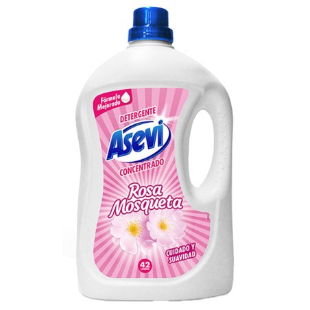 ASEVI DETERGENTE LÍQUIDO CONCENTRADO ROSA MOSQUETA 44 LAVADOS
