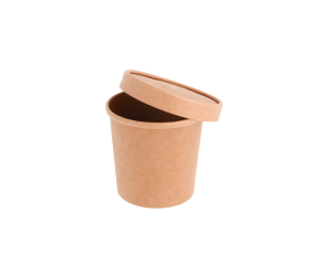 VASO SOPA KRAFT CON TAPA. 360ML. 