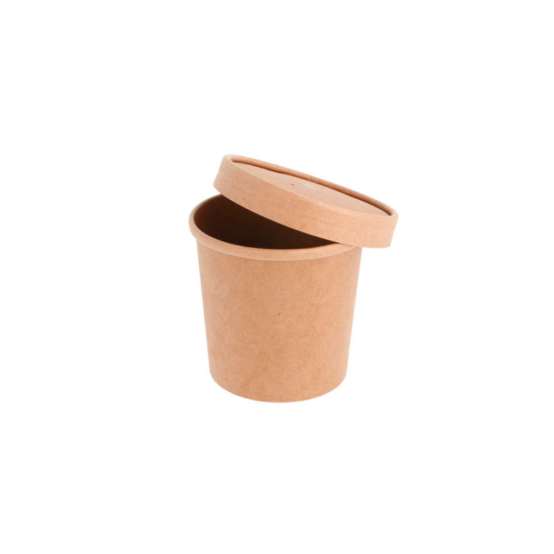 VASO SOPA KRAFT CON TAPA. 360ML. 