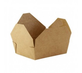 Caja Cartón Kraft. Mini. Take Away. 11.5x9.8cm. Alto: 3.2cmuds)