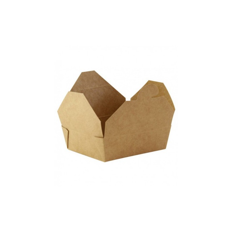 CAJA KRAFT CON CIERRE SOLAPA. 375ML. MINI. 