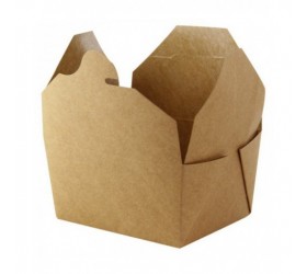 CAJA KRAFT CON CIERRE SOLAPA. 1250ML. 