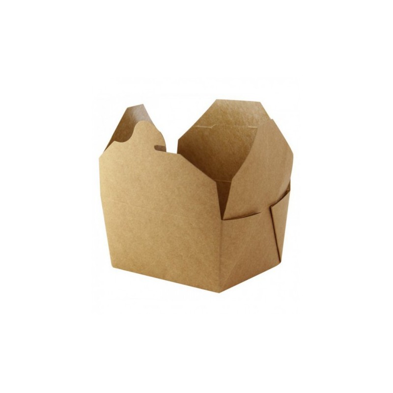 CAJA KRAFT CON CIERRE SOLAPA. 1250ML. 