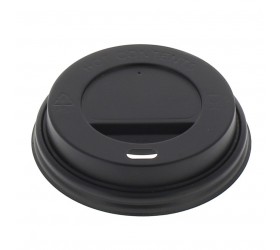 TAPA BEBER VASO CARTON. NEGRA. 200ml. 7oz. 