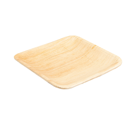 PLATO HOJA DE PALMA. 16x16. 