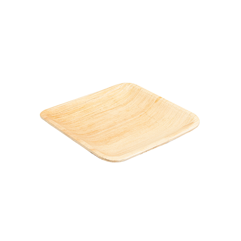PLATO HOJA DE PALMA. 16x16. 