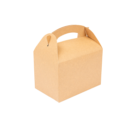 CAJA MENÚ KRAFT. 16x11x10cm. 
