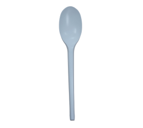 CUCHARA COMPOSTABLE BLANCA. ALMIDON MAIZ. CPLA. 16,5cm 50ud.