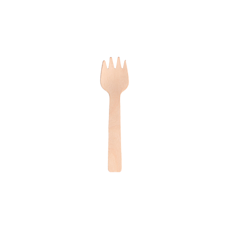 TENEDOR-CUCHARA MADERA 10,5CM. 