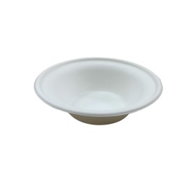 BOWL DE FIBRA CAÑA DE AZÚCAR  BIODEGRADABLE. 360ML. 50u.