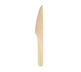 CUCHILLO MADERA ENCERADO. 16cm. 
