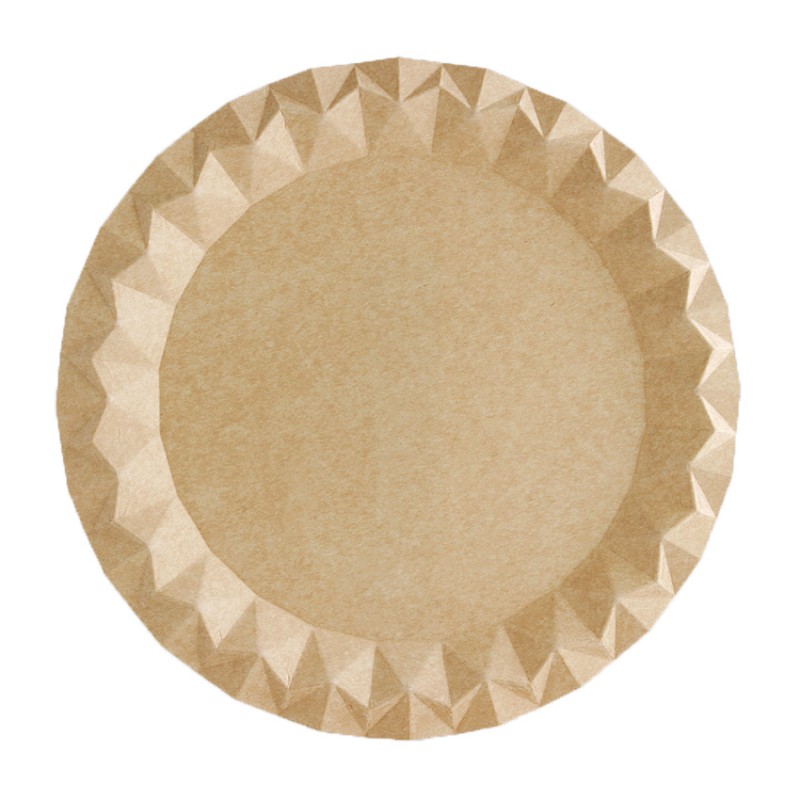 PLATO CARTÓN KRAFT DECO 18cm. 