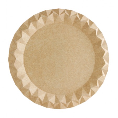 PLATO CARTÓN KRAFT DECO 18cm. 