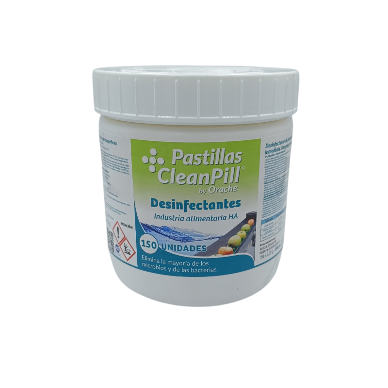 PASTILLAS DESINFECTANTES PARA INDUSTRIA ALIMENTARIA 150u.
