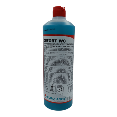 LIMPIADOR DESINCRUSTANTE PARA BAÑOS DEFORT WC 1 litro