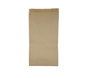 BOLSA PAPEL KRAFT ANTIGRASA. SOBRE. 14X28+7cm. 
