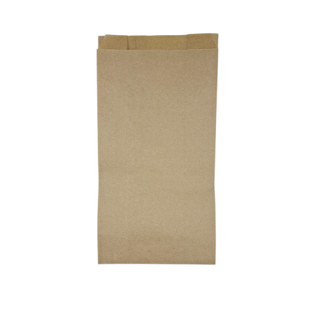 BOLSA PAPEL KRAFT ANTIGRASA. SOBRE. 14X28+7cm. 