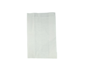 BOLSA PAPEL BLANCA. SOBRE. 12X20+6cm. 