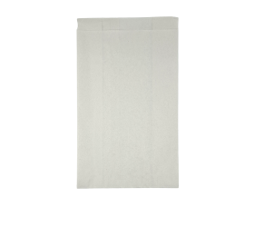 BOLSA PAPEL BLANCA. SOBRE. 14X24+7cm. 