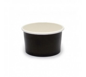TARRINA NEGRA CARTÓN 70ML. 