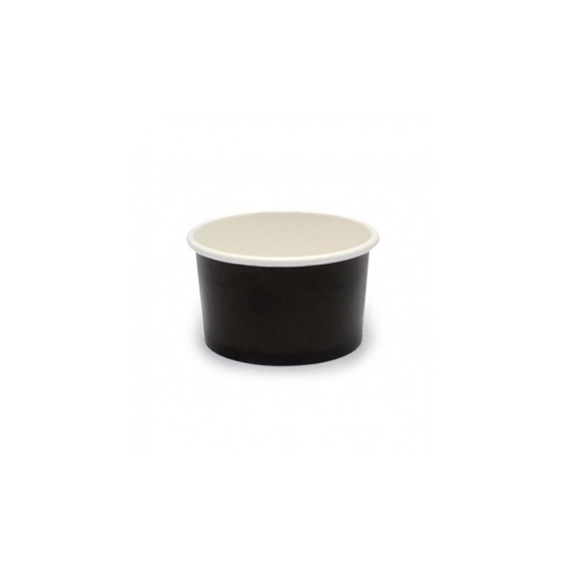 TARRINA NEGRA CARTÓN 70ML. 