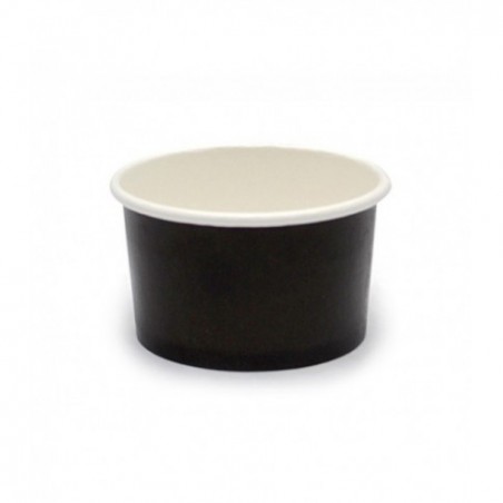 TARRINA NEGRA CARTÓN 70ML. 