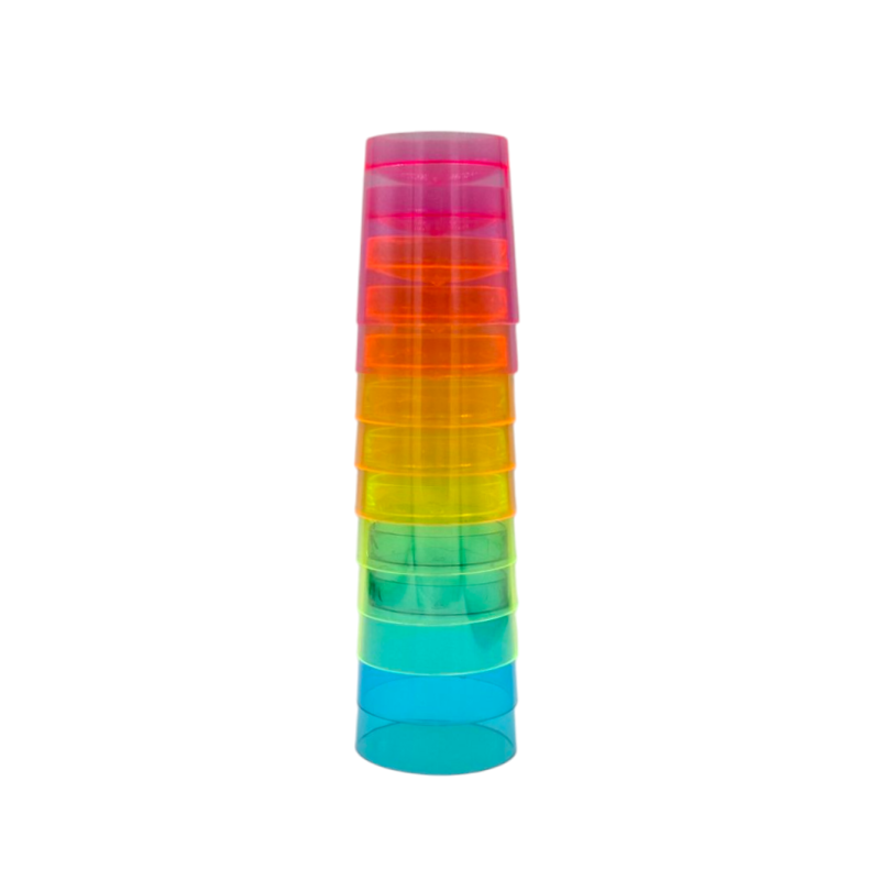 VASO CHUPITO PLÁSTICO 3cl. COLORES. 
