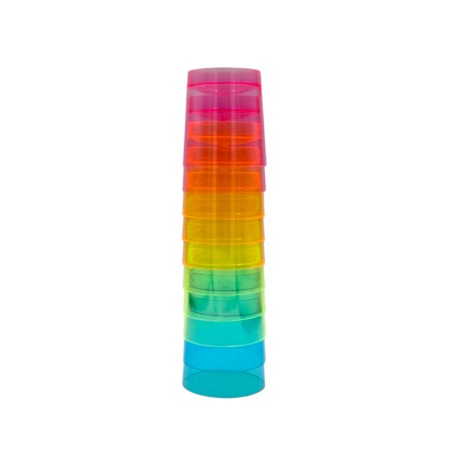VASO CHUPITO PLÁSTICO 3cl. COLORES. 