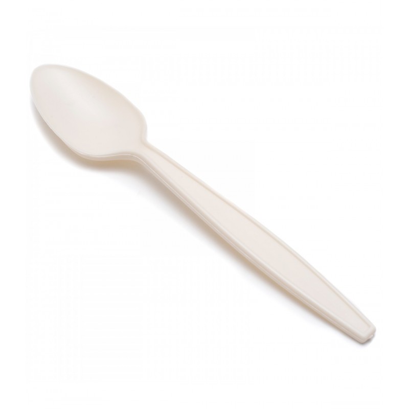 CUCHARA BLANCA PLA 16,5cm. 