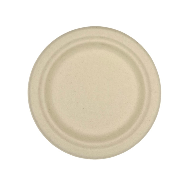 PLATO CAÑA DE AZÚCAR C/NATURAL 15cm. 