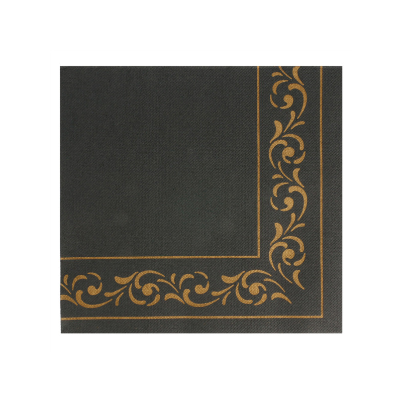 SERVILLETA 40x40cm. TISSUE NAPKINS ORO 50u