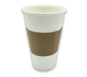 FAJA ANILLO CARTÓN PROTECTOR PARA VASO 8OZ. 