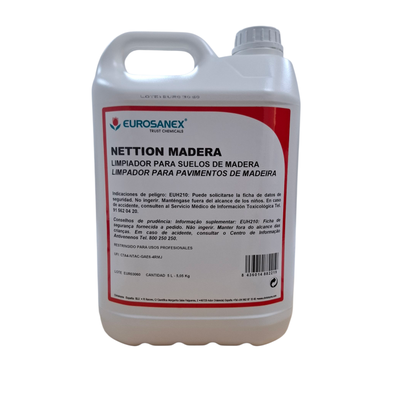 LIMPIADOR PARA SUELOS DE MADERA. NETTION MADERA. 