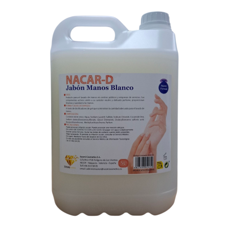 JÁBON DE MANOS NACAR-D 5L.