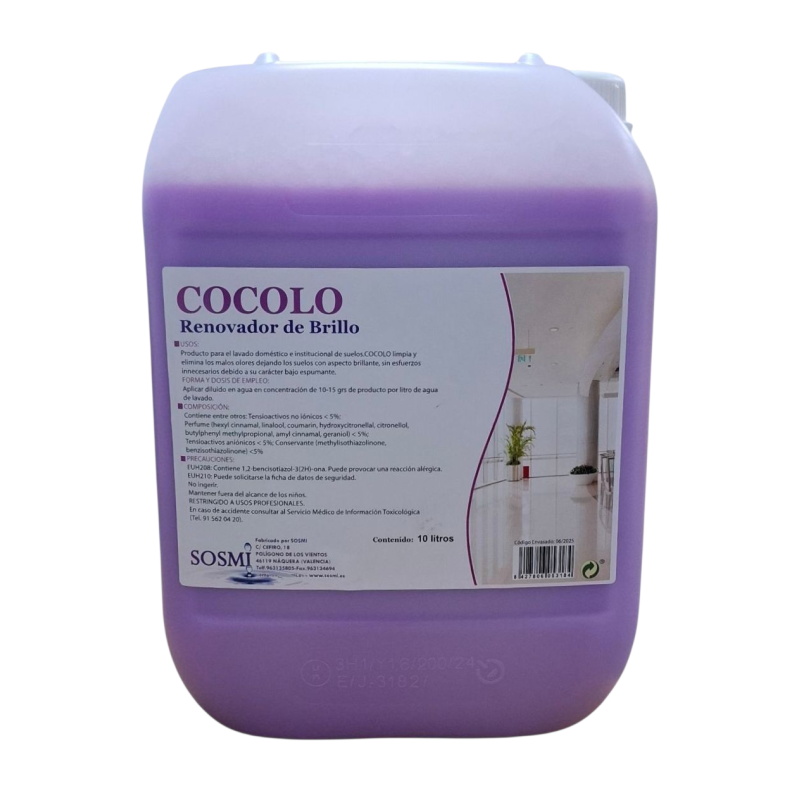 RENOVADOR DE BRILLO COCOLO 10L.