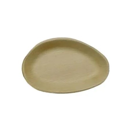 BANDEJA HOJA DE PALMA. OVALADA. 19X12cm. 