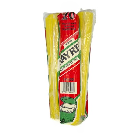 BOLSA DE BASURA SAYRE 54X60cm. AMARILLA. 