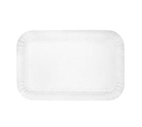 BANDEJA DE CARTÓN BLANCA 12X19cm. 