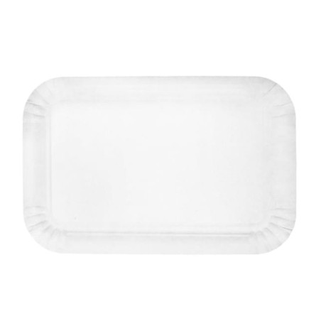 BANDEJA DE CARTÓN BLANCA 12X19cm. 