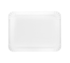 BANDEJA DE CARTÓN BLANCA 18X24cm. 