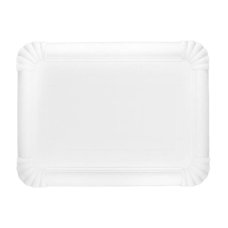 BANDEJA DE CARTÓN BLANCA 18X24cm. 
