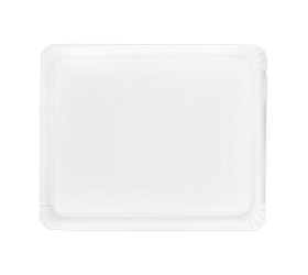 BANDEJA DE CARTÓN BLANCA 30X37cm. 