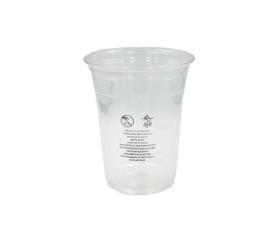 VASO GRANIZADO 355ml. PET 92mm. 