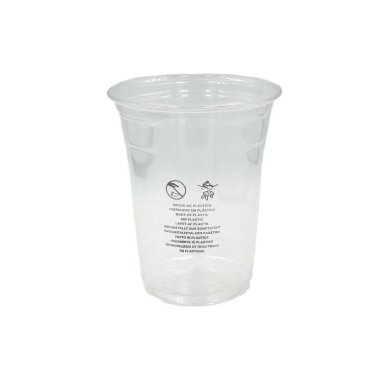 VASO GRANIZADO 355ml. PET 92mm. 